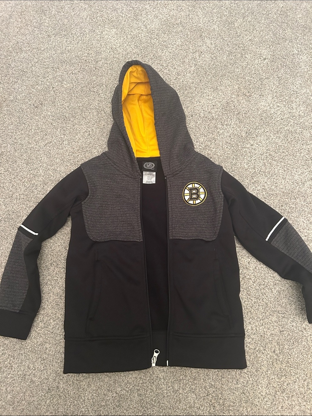 Boston Bruins Zip Up Hoodie sz XS